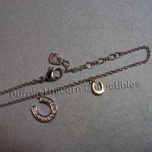 Swarovski Crystal SCS 2014 Horseshoe Charm Bracelet - Great Grad Gift!